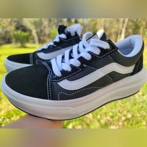 Vans Old Skool Overt Black and White Sneakers